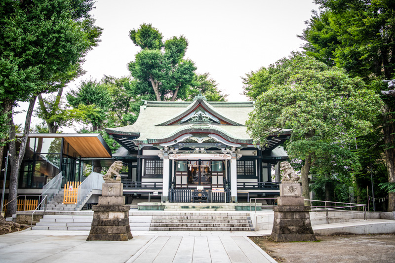 亀有香取神社でお宮参りの出張撮影。