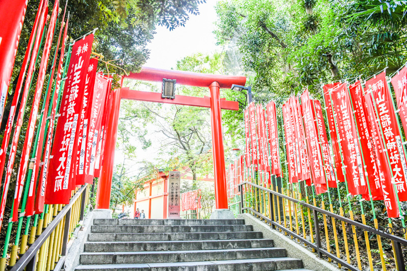 赤坂日枝神社でお宮参りの出張撮影。