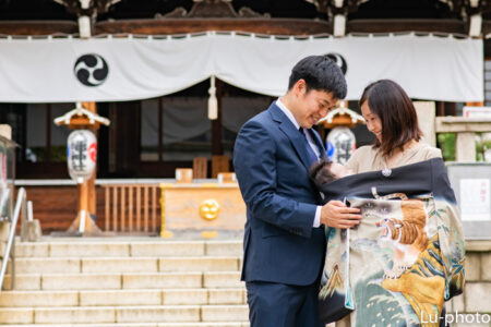 2022年9月　尾久八幡神社（東京都荒川区）にてお宮参りの出張撮影をさせていただきました。